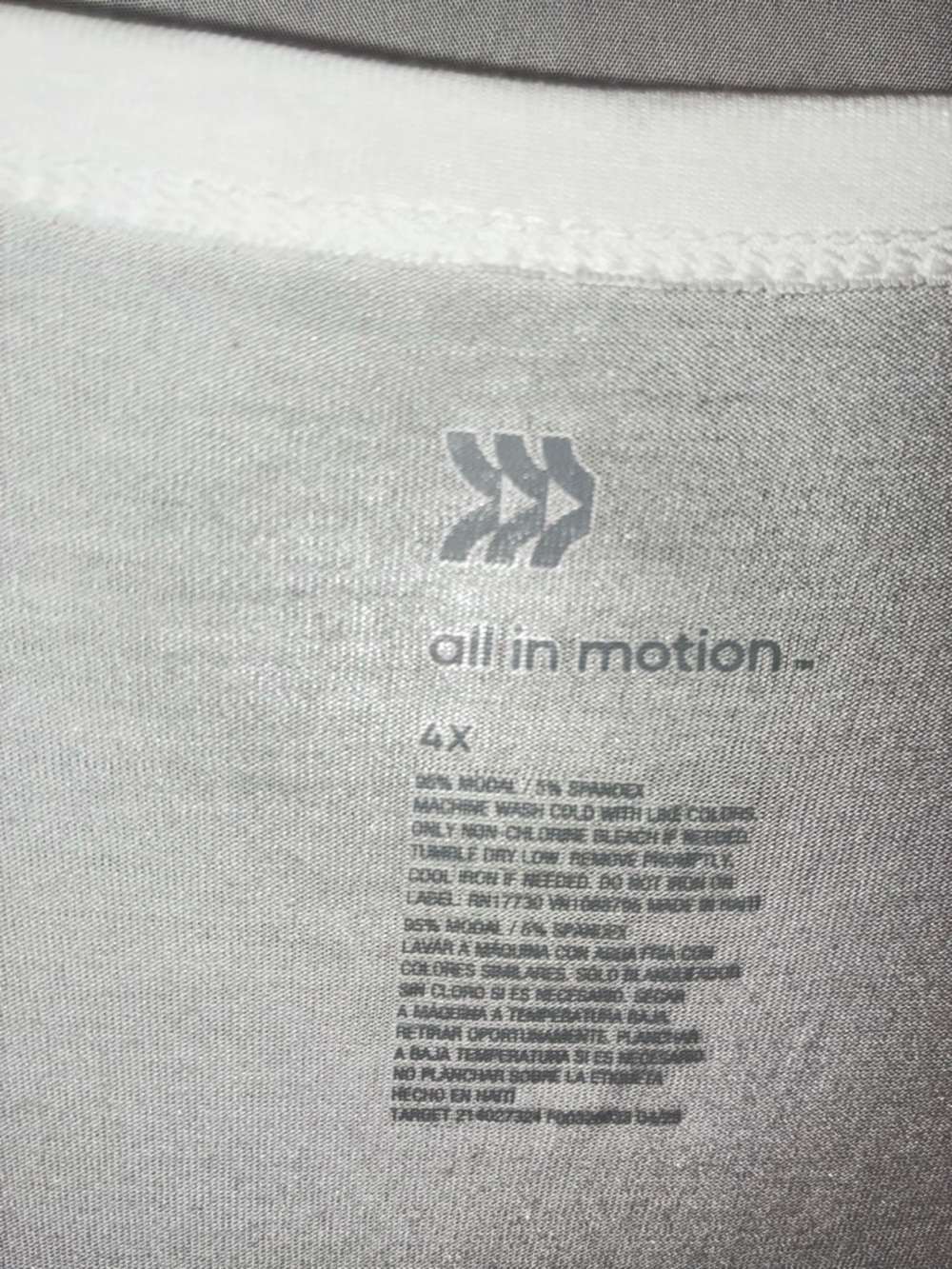 all in motion White Long Sleeve Tee w/ Colorful Floral Kimono - Picture 3 of 8